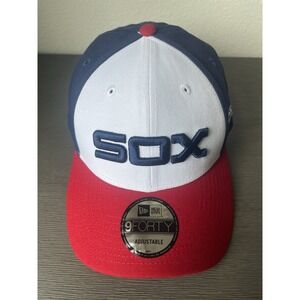 Chicago White Sox MLB Baseball New Era 9Forty OSFM Adjustable Fit Hat Cap